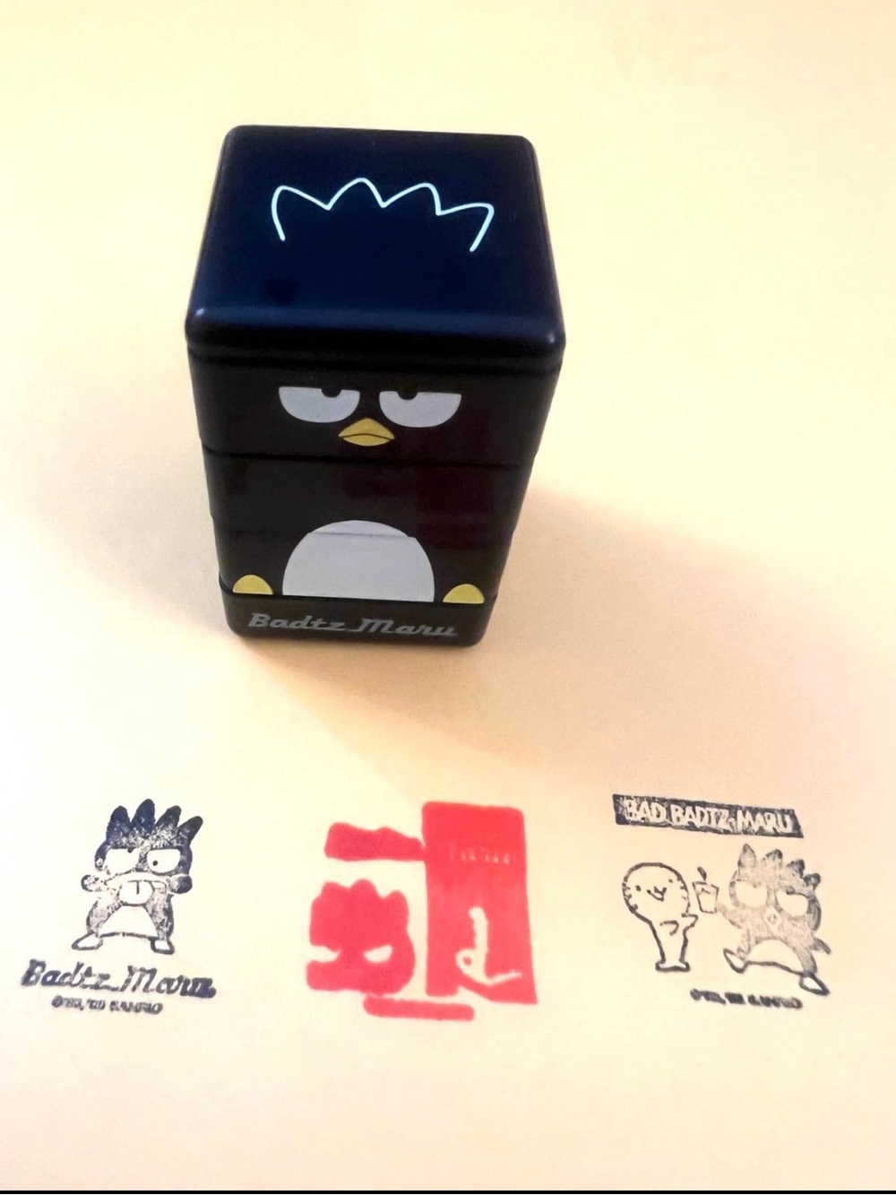 Rare Vintage 2006 Stackable 3 in 1 Badz Maru Stamps